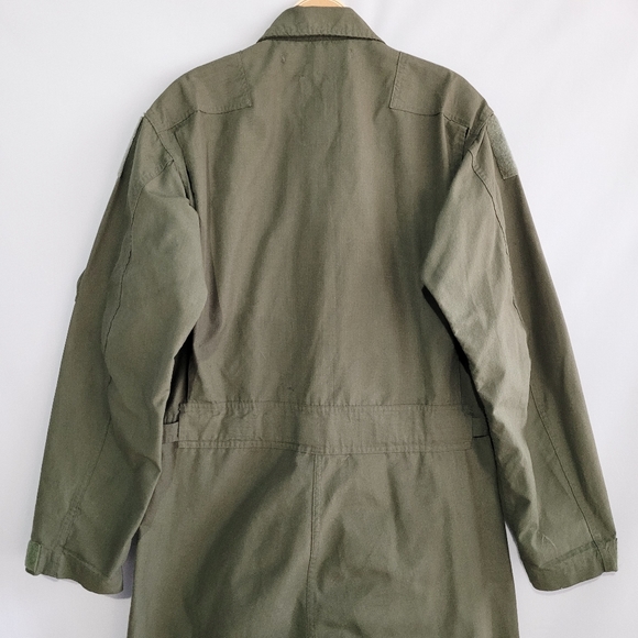 Air Force Coveralls, Flyers CWU-27/P Type I Class 1 Sage Green 1590 Size 42L. - Picture 5 of 12